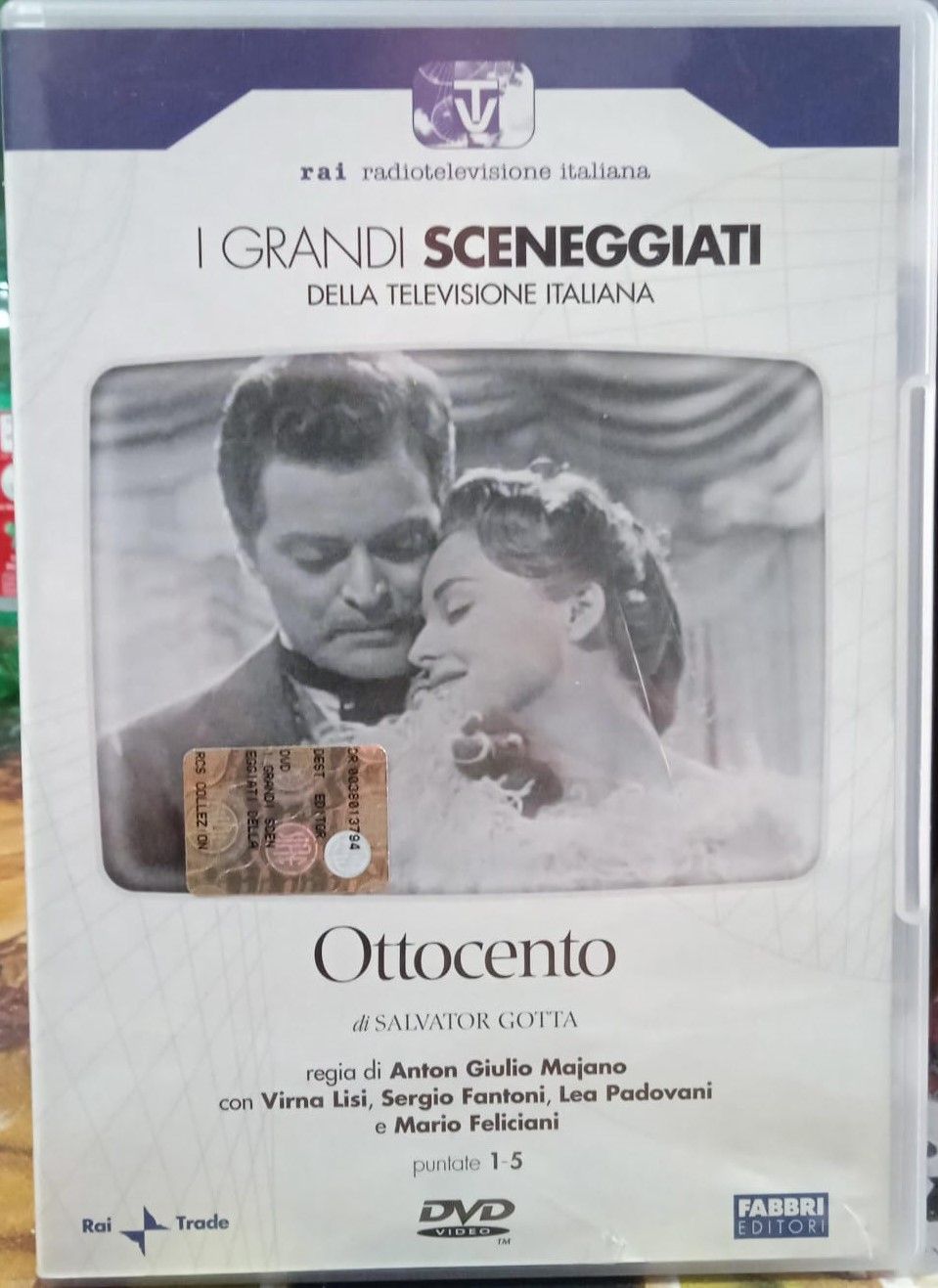 TeknoFilm - 2 DVD – Sceneggiati RAI: OTTOCENTO (Opera completa - 5 puntate) di Anton Giulio Majano (1959) - FABBRI EDITORI
