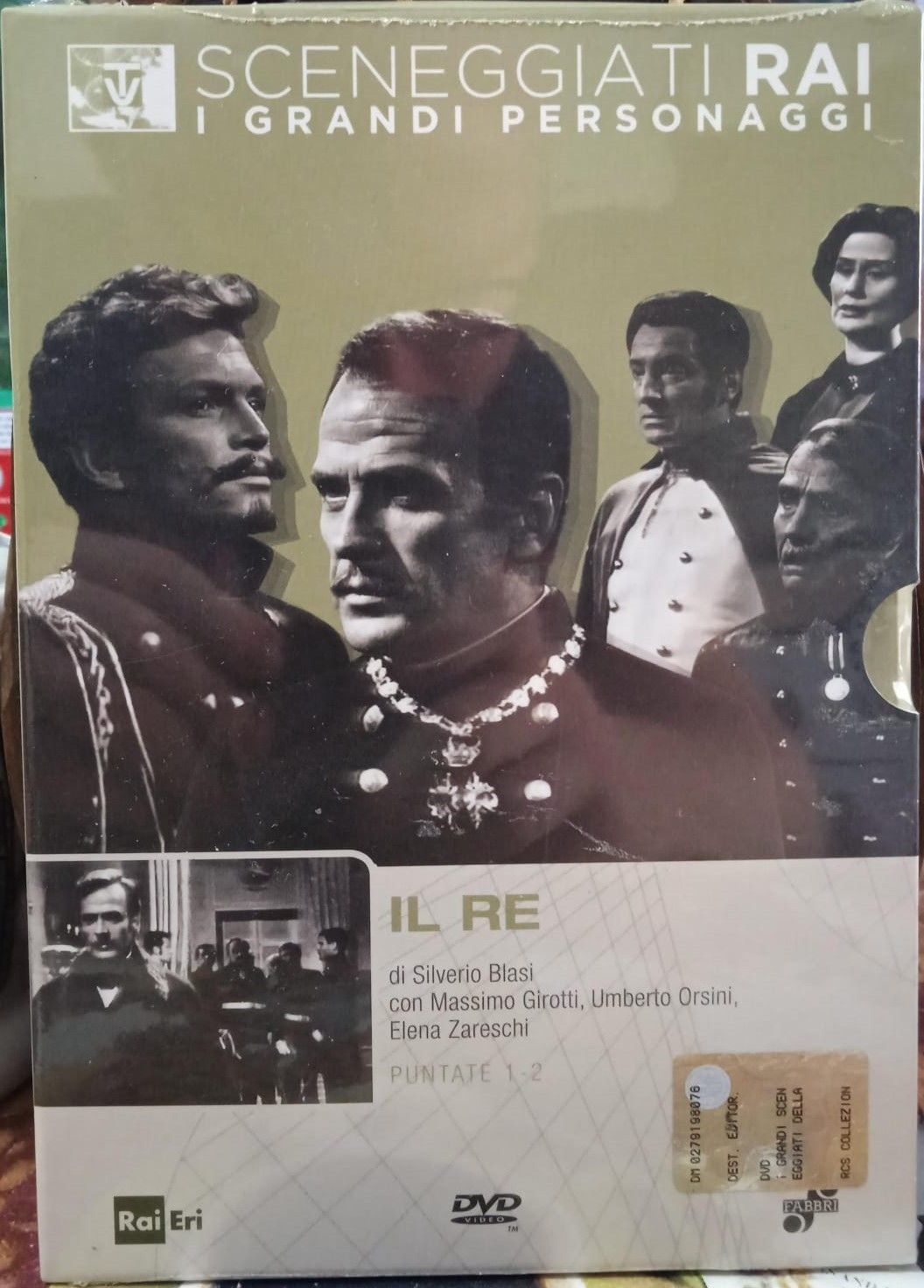TeknoFilm - DVD – Sceneggiati RAI: I grandi personaggi - IL RE (Opera completa - 2 puntate) di Silverio Blasi (1966) - RAI ERI