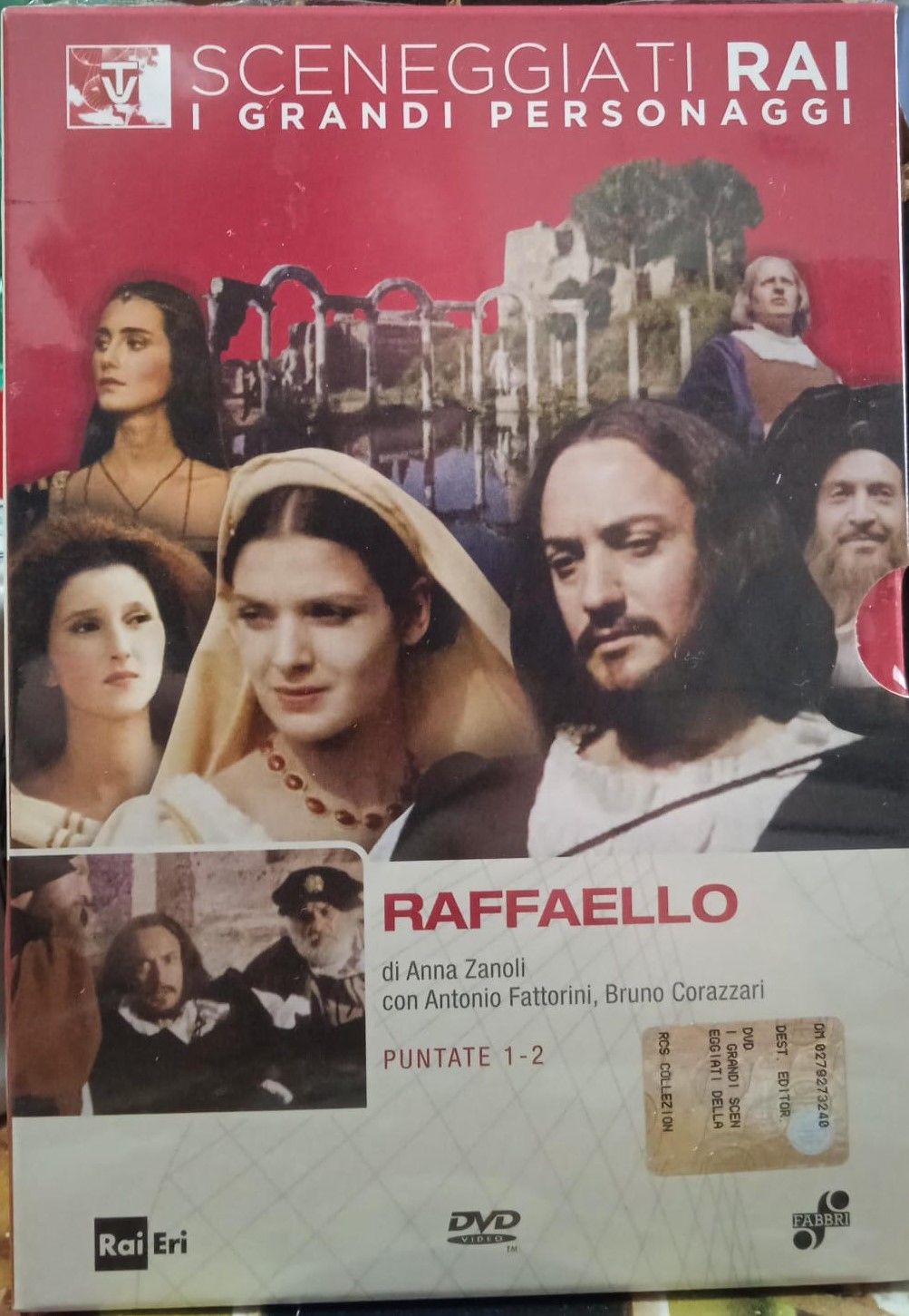 TeknoFilm - DVD – Sceneggiati RAI: I grandi personaggi - RAFFAELLO (Opera competa - 2 puntate) di Anna Zanoli (1984) - RAI ERI