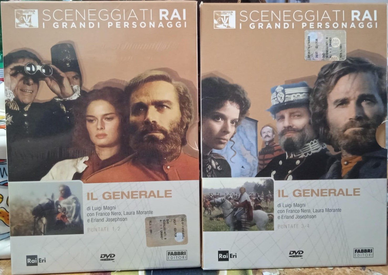 TeknoFilm - 2 DVD – Sceneggiati RAI: I grandi personaggi - IL GENERALE (Opera completa - 4 puntate) di Luigi Magni (1987) - RAI ERI