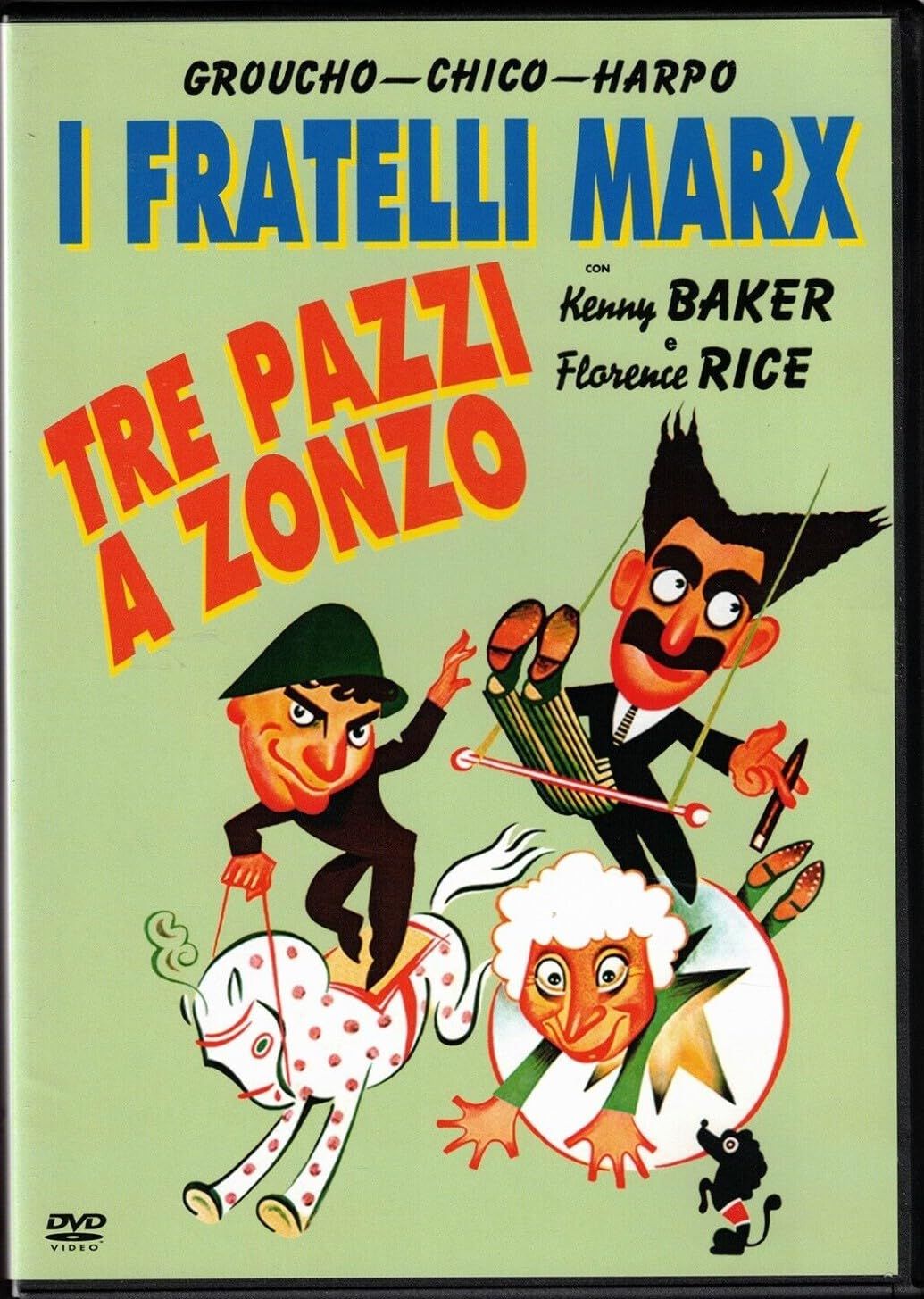 TeknoFilm - DVD – I FRATELLI MARX: TRE PAZZI A ZONZO di Edward Buzzell (1939) - WARNER BROS