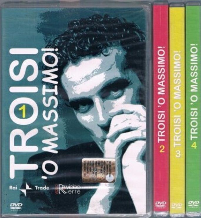 TeknoFilm - 4 DVD – Documentario su Massimo Troisi - TROISI O' MASSIMO - OPERA COMPLETA [4 Parti: L'ORO DI NAPOLI + IL CINEMA + LA TELEVISIONE + L'ANTIDIVO] 2010 - IL MATTINO