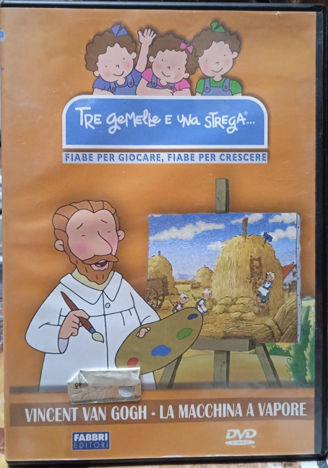 TeknoFilm - DVD – TRE GEMELLE E UNA STREGA - VINCENT VAN GOGH + LA MACCHINA A VAPORE (2007) - FABBRI EDITORI