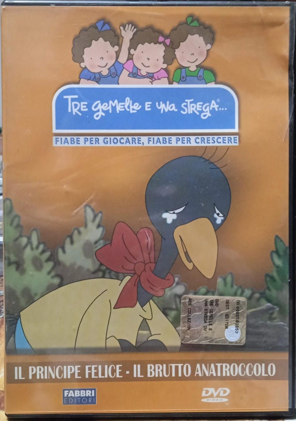 TeknoFilm - DVD – TRE GEMELLE E UNA STREGA - IL PRINCIPE FELICE + BRUTTO ANATROCCOLO (2007) - FABBRI EDITORI