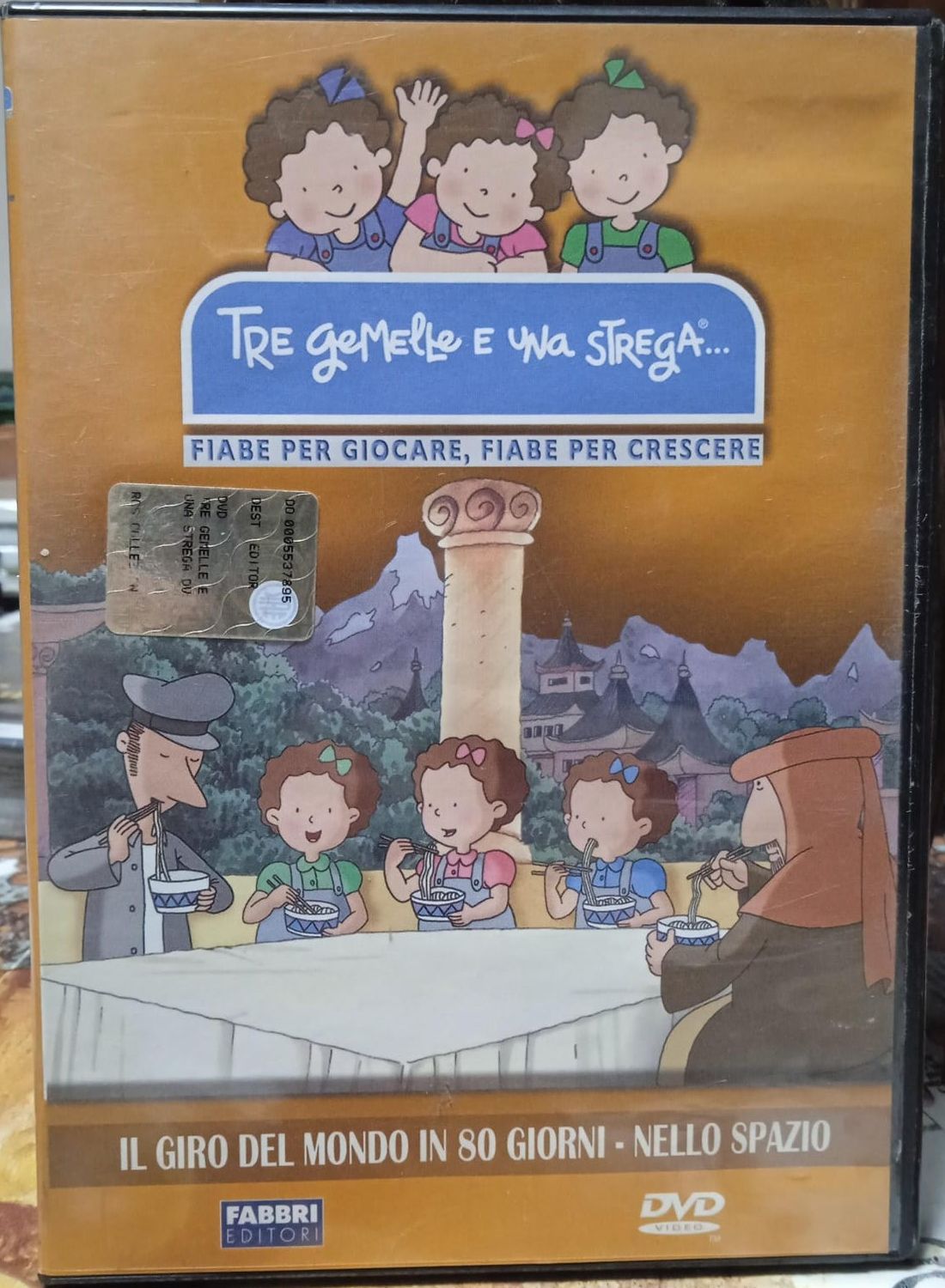 TeknoFilm - DVD – TRE GEMELLE E UNA STREGA - IL GIRO DEL MONDO IN 80 GIORNI + NELLO SPAZIO (2007) - FABBRI EDITORI