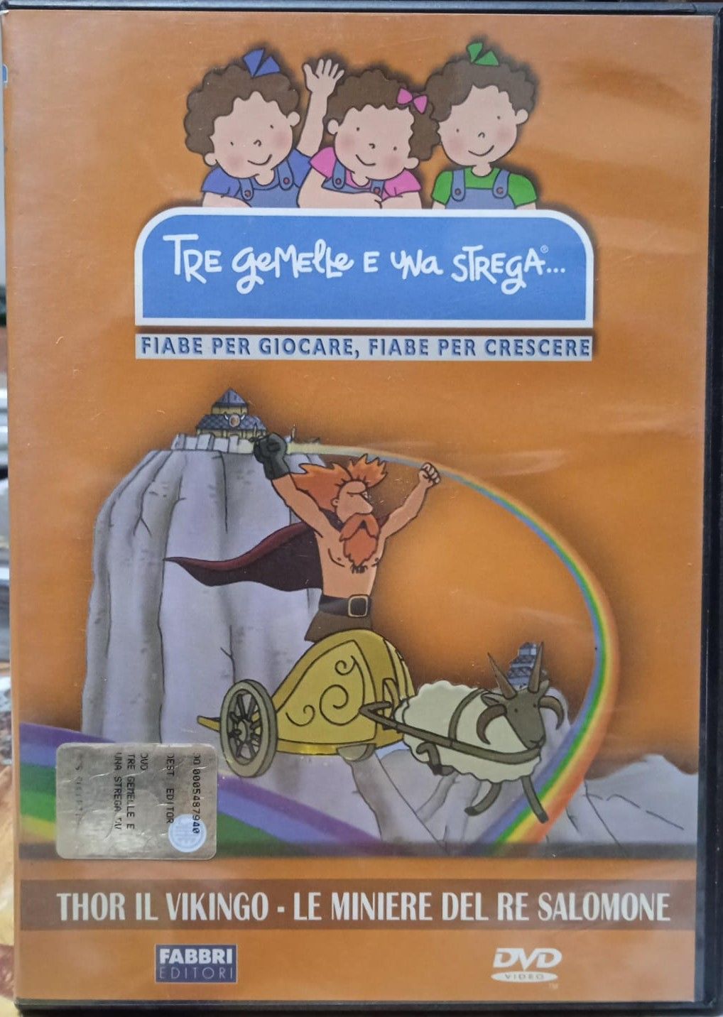 TeknoFilm - DVD – TRE GEMELLE E UNA STREGA - THOR IL VIKINGO + LE MINIERE DI RE SALOMONE (2007) - FABBRI EDITORI