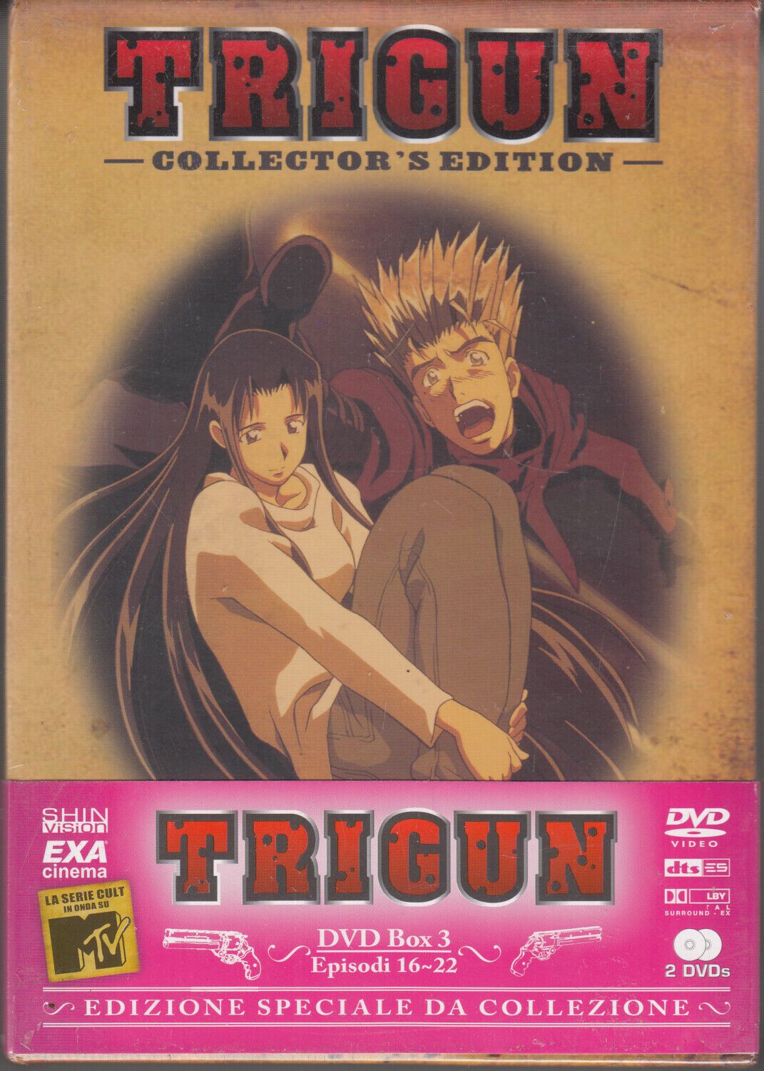 TeknoFilm - Box 2 DVD – TRIGUN Box 3 - Episodi 16-22 di Satoshi Nishimura (1998) - EXA