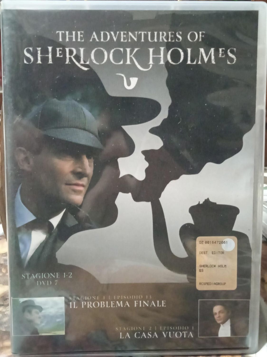 TeknoFilm - DVD - THE ADVENTURES OF SHERLOCK HOLMES Stag. 01-02 Vol. 07 (Il problema finale + La casa vuota) 1985 - RCS PERIODICI