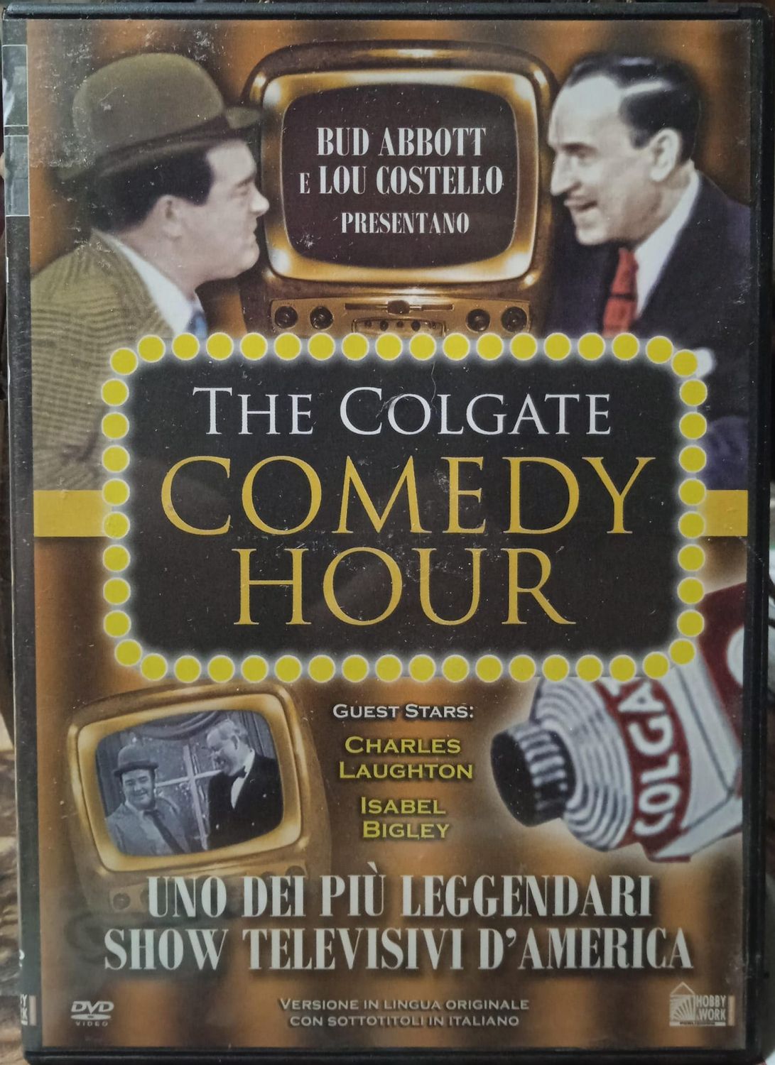 TeknoFilm - DVD (Versione slim - Lingua Inglese - Sub. ITA) - Gianni e Pinotto: THE COLGATE COMEDY HOUR - Guest stars: CHARLES LAUGHTON e ISABEL BIGLEY di Fred Hamilton (1952) - HOBBY & WORK