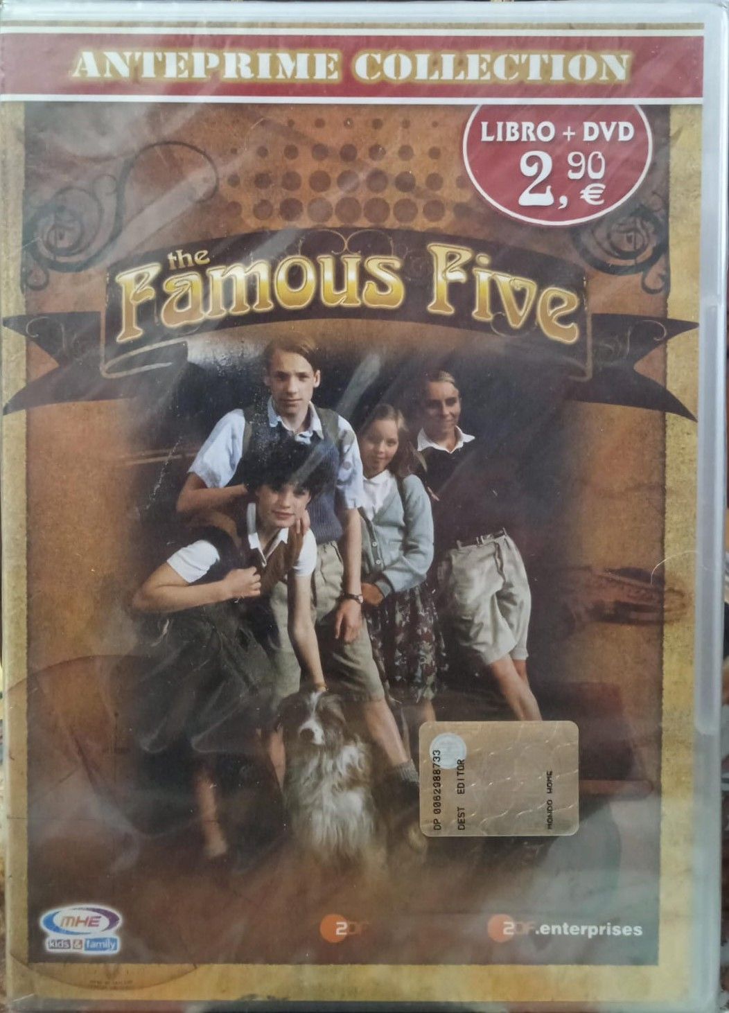 TeknoFilm - DVD + Book - THE FAMOUS FIVE (LA BANDA DEI CINQUE) - ANTEPRIMA COLLECTION: Il mistero dei lingotti d'oro Parte 1 e Parte 2 di Peter Duffel (1978) - MHE