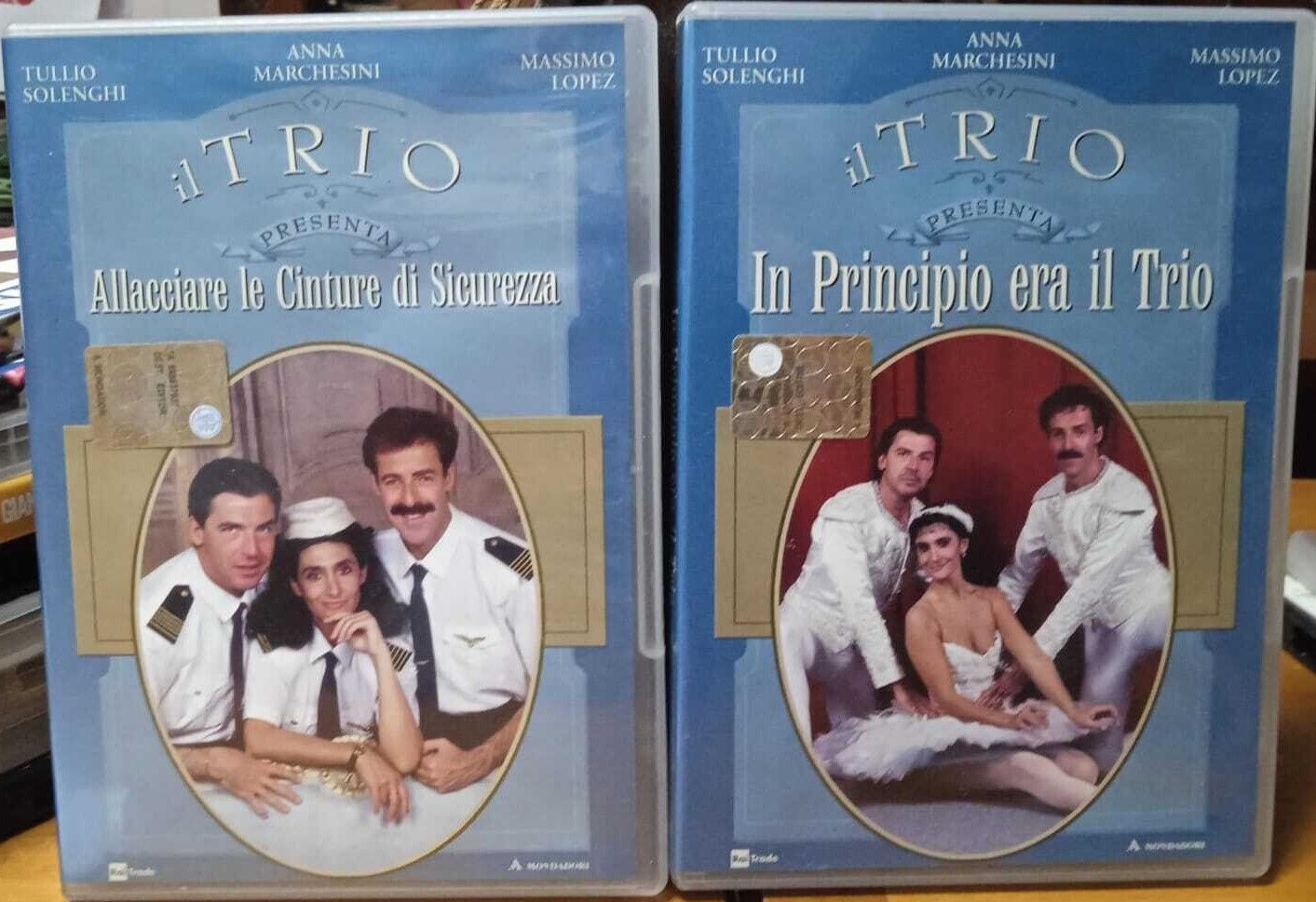 TeknoFilm - 2 DVD - IN PRINCIPIO ERA IL TRIO (1987) + ALLACCIARE LE CINTURE DI SICUREZZA (1990) - MONDADORI
