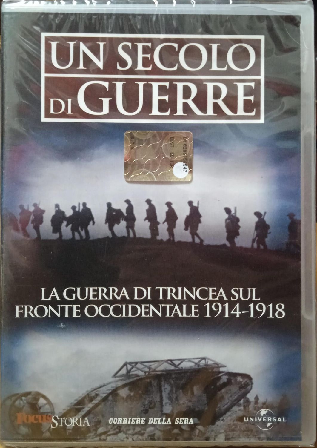 TeknoFilm - DVD - UN SECOLO DI GUERRE Vol. 03 - La guerra di tricea sul fronte occidentale 1914/1918 (2004) - CORRIERE DELLA SERA