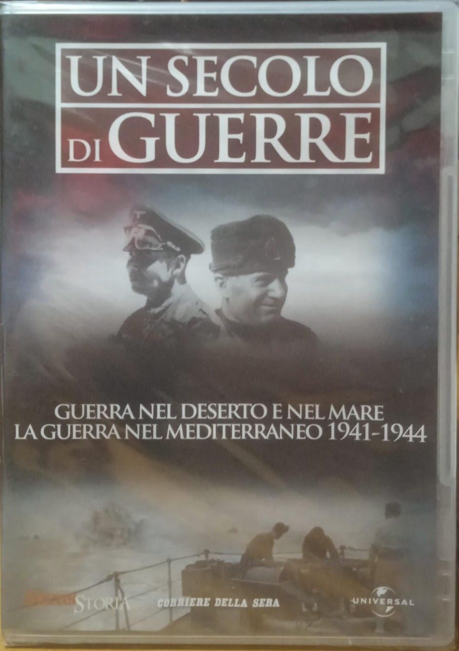 TeknoFilm - DVD - UN SECOLO DI GUERRE Vol. 12 - La guerra nel deserto e nel mare - La guerra nel Mediterraneo 1941/1944 (2004) - CORRIERE DELLA SERA