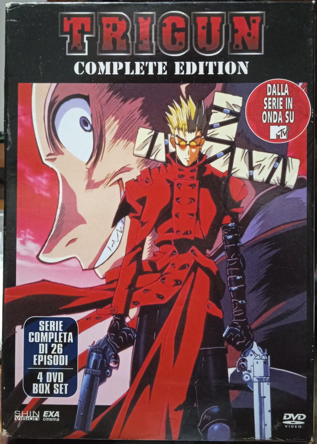 TeknoFilm - Box 4 DVD (Opera completa) – TRIGUN Episodi 1-26 di Satoshi Nishimura (1998) - EXA