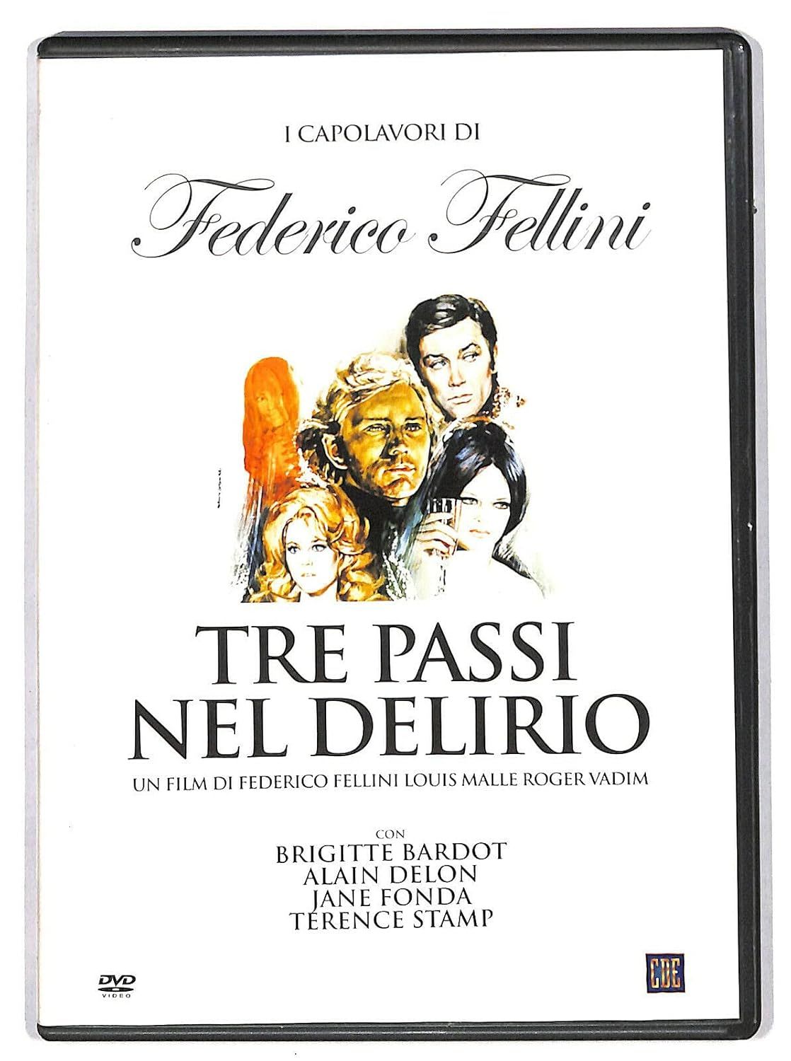 TeknoFilm - DVD - TRE PASSI NEL DELIRIO di Federico Fellini, Louis Malle e Roger Vadim (1968) - CDE