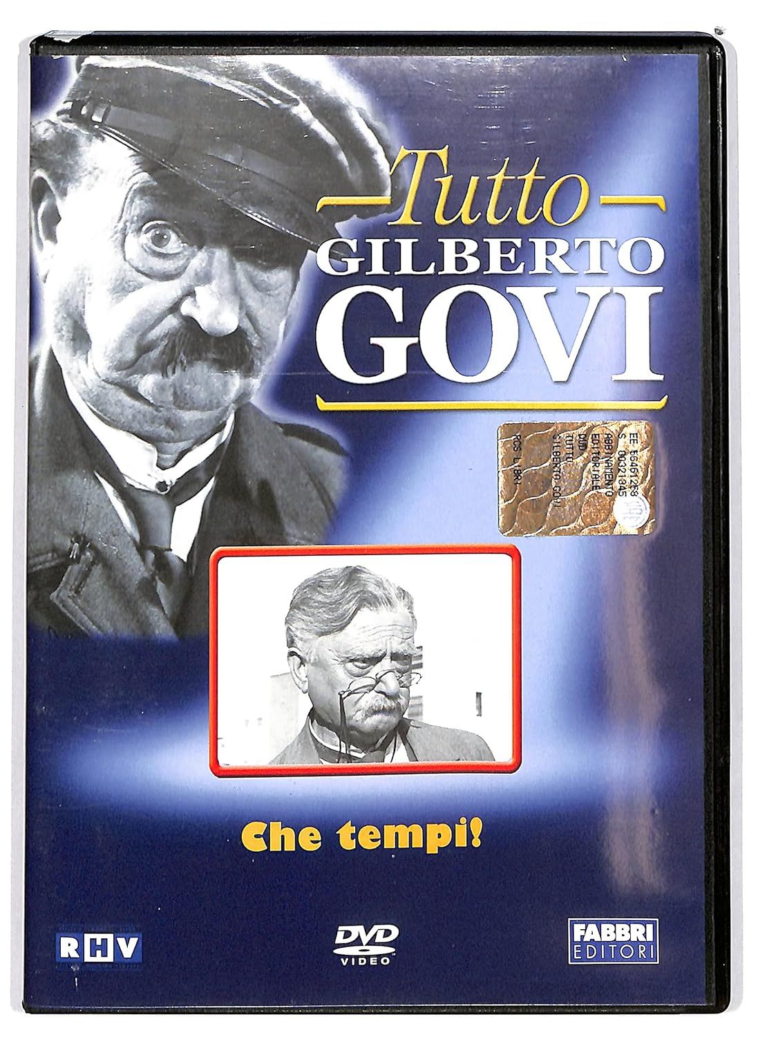 TeknoFilm - DVD - Tutto Gilberto Govi - CHE TEMPI di Giorgio Bianchi (1947) - FABBRI EDITORI
