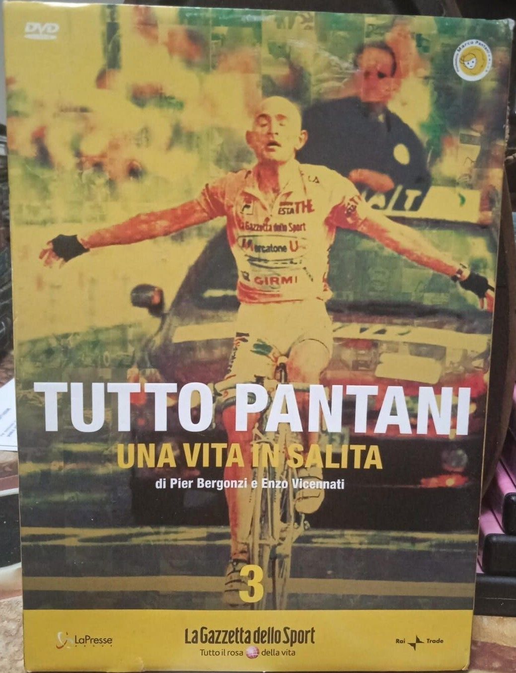 TeknoFilm - DVD - TUTTO PANTANI - UNA VITA IN SALITA Vol. 03 di Pier Bergonzi e Enzo Vicennati (2006) - GAZZETTA DELLO SPORT