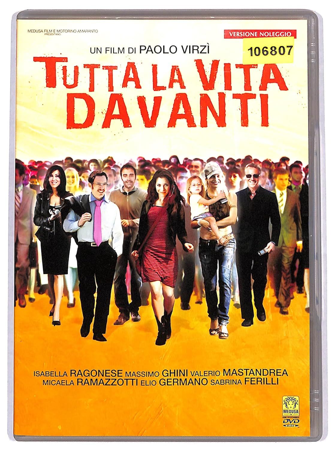 TeknoFilm - DVD - TUTTA LA VITA DAVANTI (Versione noleggio) di Paolo Virzì (2008) - MEDUSA