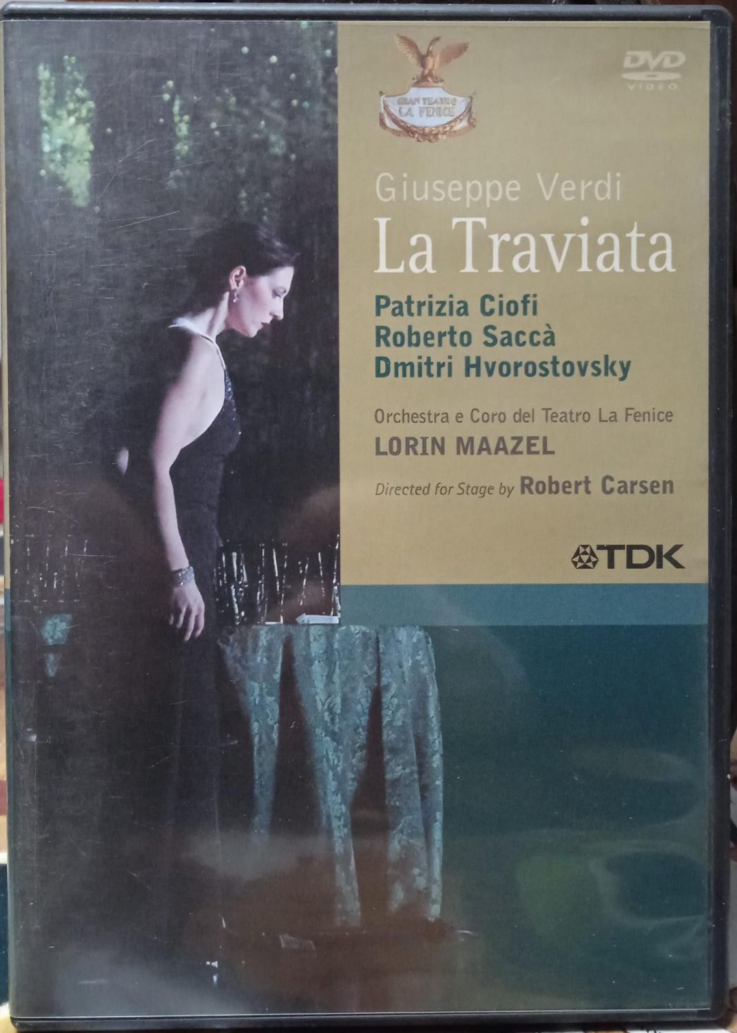 TeknoFilm - DVD (NTSC) - Giuseppe Verdi: LA TRAVIATA (Teatro della Fenice di Venezia) di Patrizia Carmine (2004) - TDK
