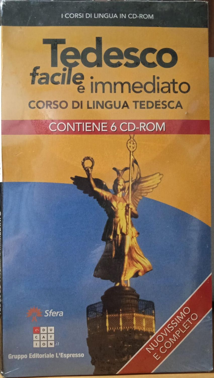 TeknoFilm - 6 CD-Rom - TEDESCO FACILE E IMMEDIATO (2003) - REPUBBLICA/L'ESPRESSO