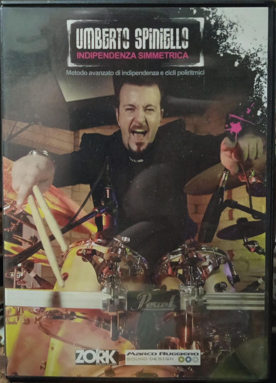 TeknoFilm - DVD - UMBERTO SPINIELLO - INDIPENDENZA SIMMETRICA (Metodo di batteria) di Daniele Chiariello (2009) - MARCO RUGGIERO