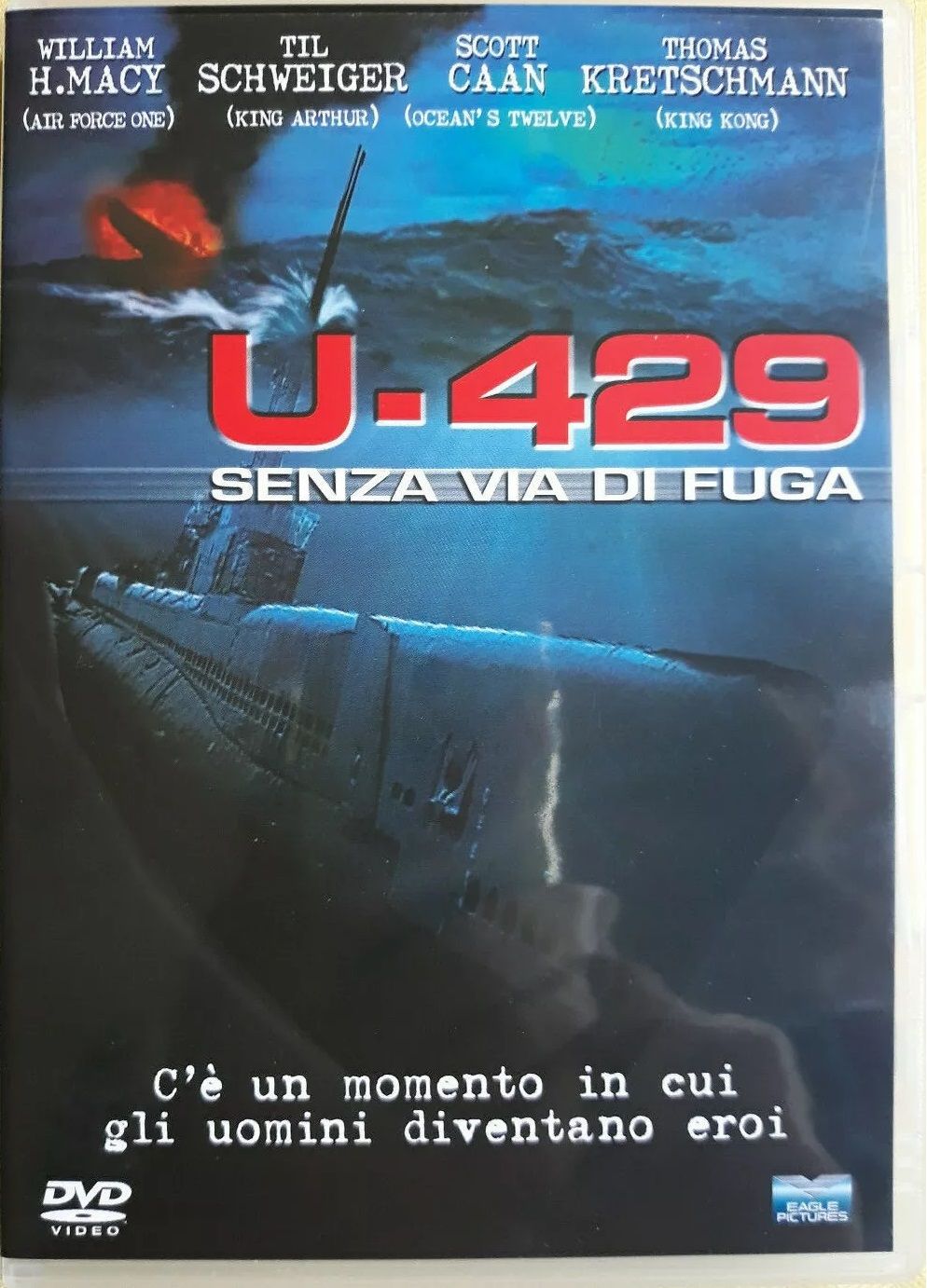TeknoFilm - DVD – U-429 SENZA VIA DI FUGA (Versione noleggio) di Tony Giglio (2004) - EAGLE