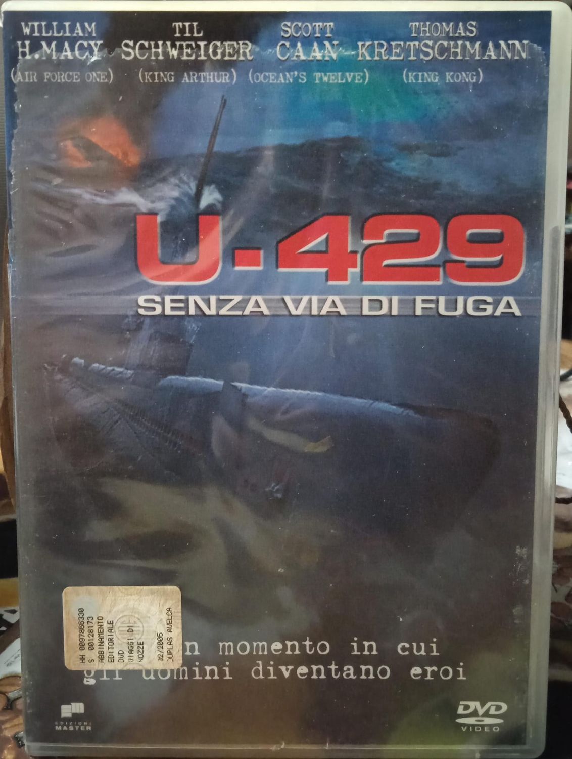 TeknoFilm - DVD – U-429 SENZA VIA DI FUGA di Tony Giglio (2004) - EDIZIONI MASTER