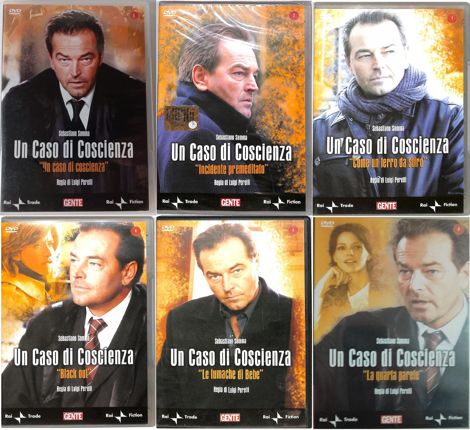 TeknoFilm - 6 DVD (Opera completa) – UN CASO DI COSCIENZA stagione 01 di Luigi Perelli (2003) - GENTE