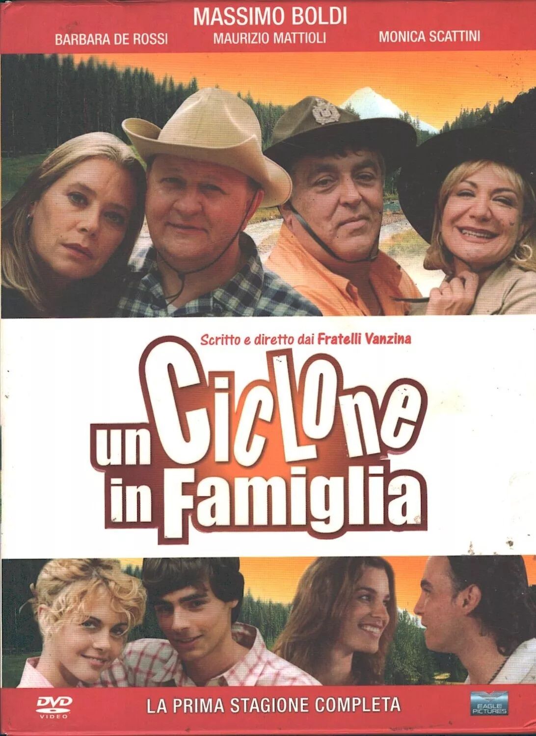 TeknoFilm - Box 4 DVD (Opera completa) – UN CICLONE IN FAMIGLIA Stagione 1 (4 Episodi) di Carlo Vanzina (2005) - EAGLE