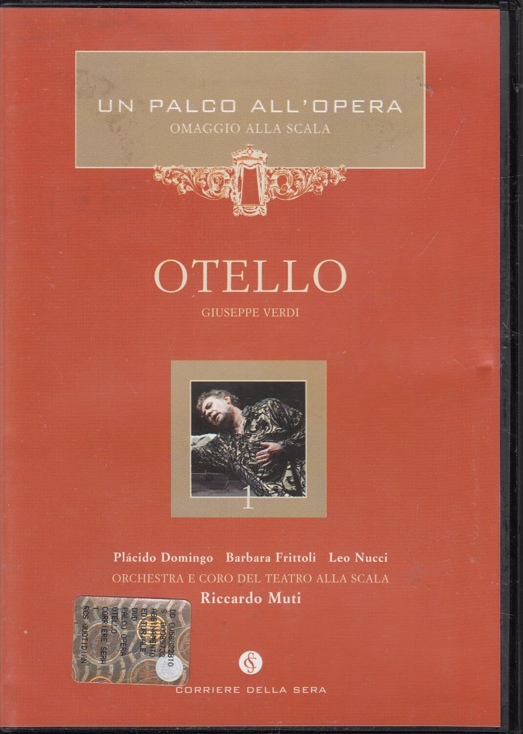 TeknoFilm - DVD - UN PALCO ALL'OPERA Vol. 02 - Giuseppe Verdi - OTELLO (Teatro della Scala di Milano) di Carlo Battistoni (2001) - CORRIERE DELLA SERA