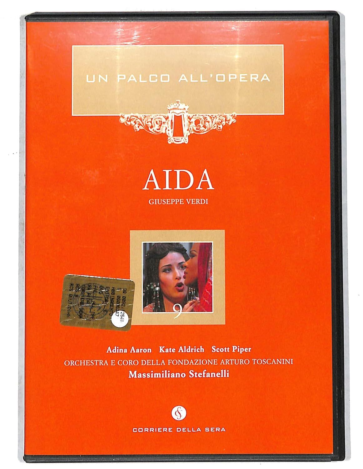 TeknoFilm - DVD - UN PALCO ALL'OPERA Vol. UN PALCO ALL'OPERA Vol. 09 - Giuseppe Verdi - AIDA (Orchestra e coro della fondazione Arturo Toscanini) di Fausto Dall'Olio (2001) - CORRIERE DELLA SERA