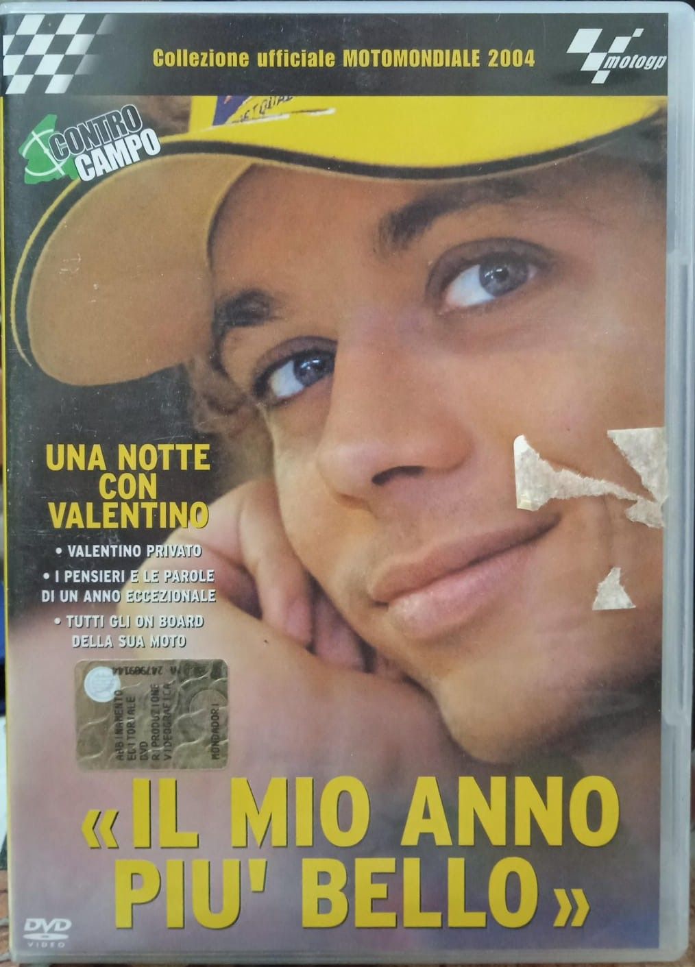 TeknoFilm - DVD – MOTOMONDIALE 2004 (Collezione ufficiale) - Una notte con Valentino Rossi - IL MIO ANNO PIU' BELLO di A.A.V.V. (2004) - GAZZETTA DELLO SPORT
