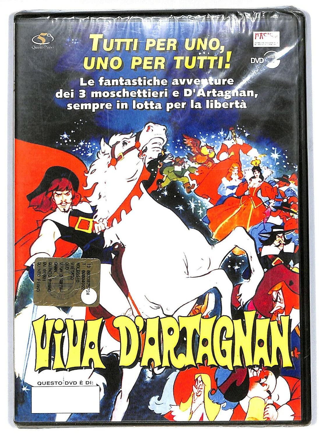 TeknoFilm - DVD - VIVA D'ARTAGNAN di Gabriele Crisanti e John Halas (1977) - QUINTO PIANO