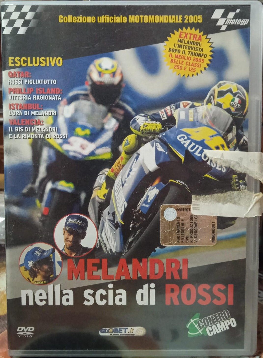 TeknoFilm - DVD – MOTOMONDIALE 2005 (Collezione ufficiale) Vol. 05 -  MELANDRI NELLA SCIA DI ROSSI di A.A.V.V. (2005) - GAZZETTA DELLO SPORT