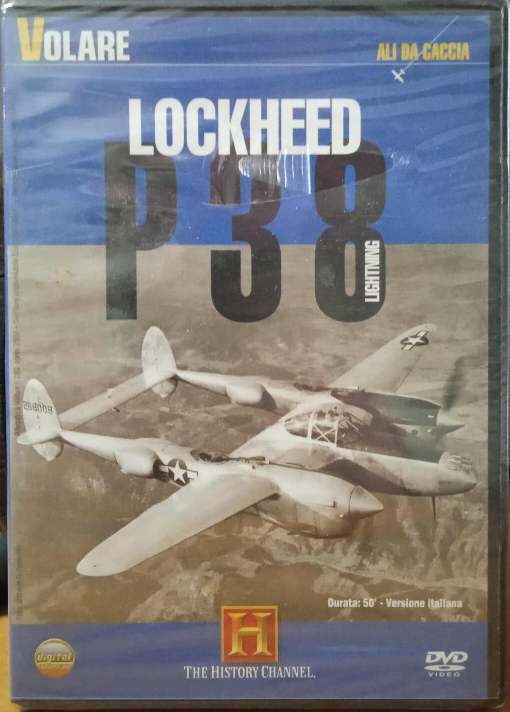 TeknoFilm - DVD – VOLARE - LOCKHEED P38 LIGHTNING di A.A.V.V. (2007) - CINEHOLLYWOOD