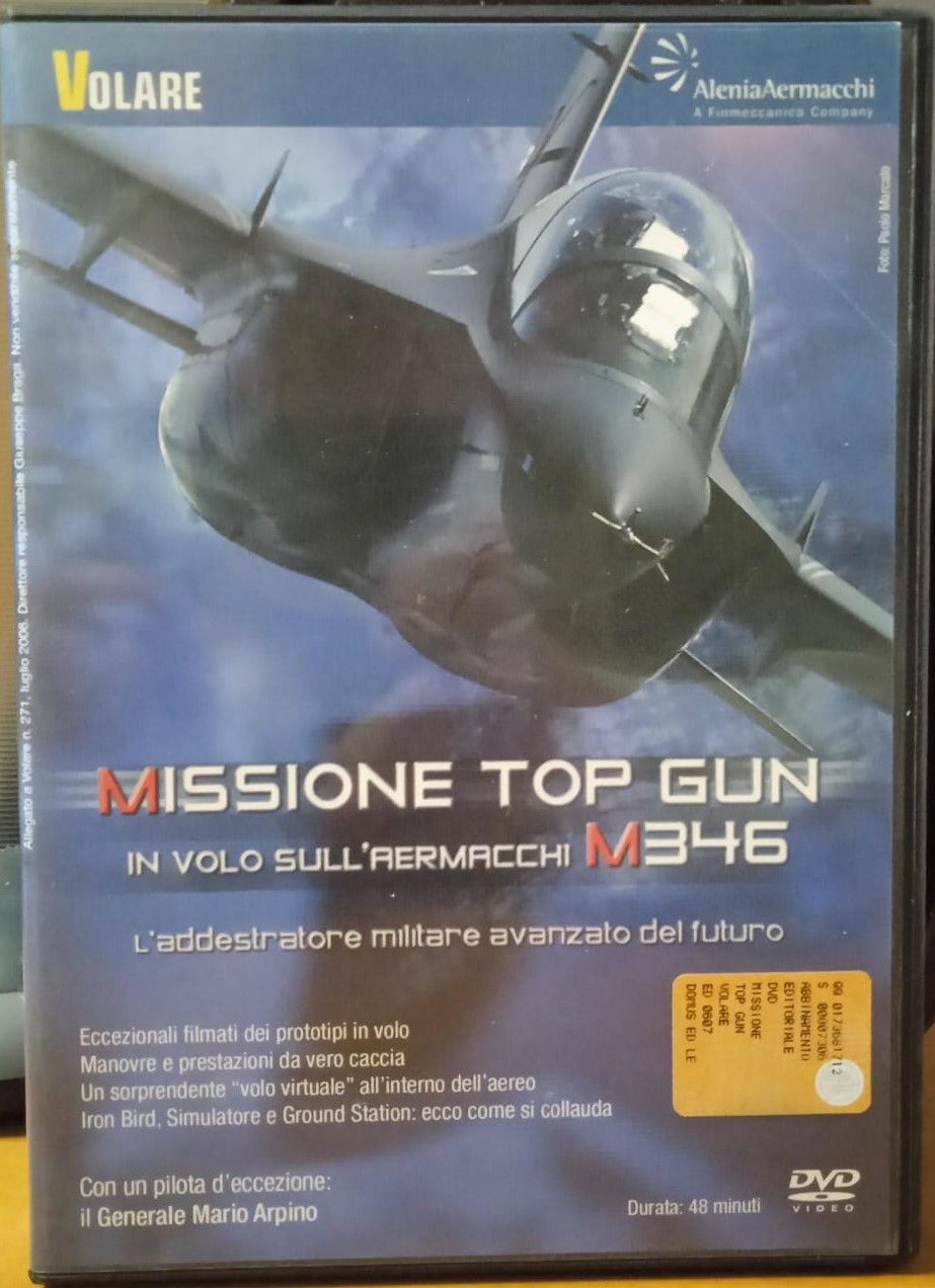TeknoFilm - DVD – VOLARE - MISSIONE TOP GUN - IN VOLO SULL'AERMACCHI M346 di Giovanni Calamari (2006) - DOMUS