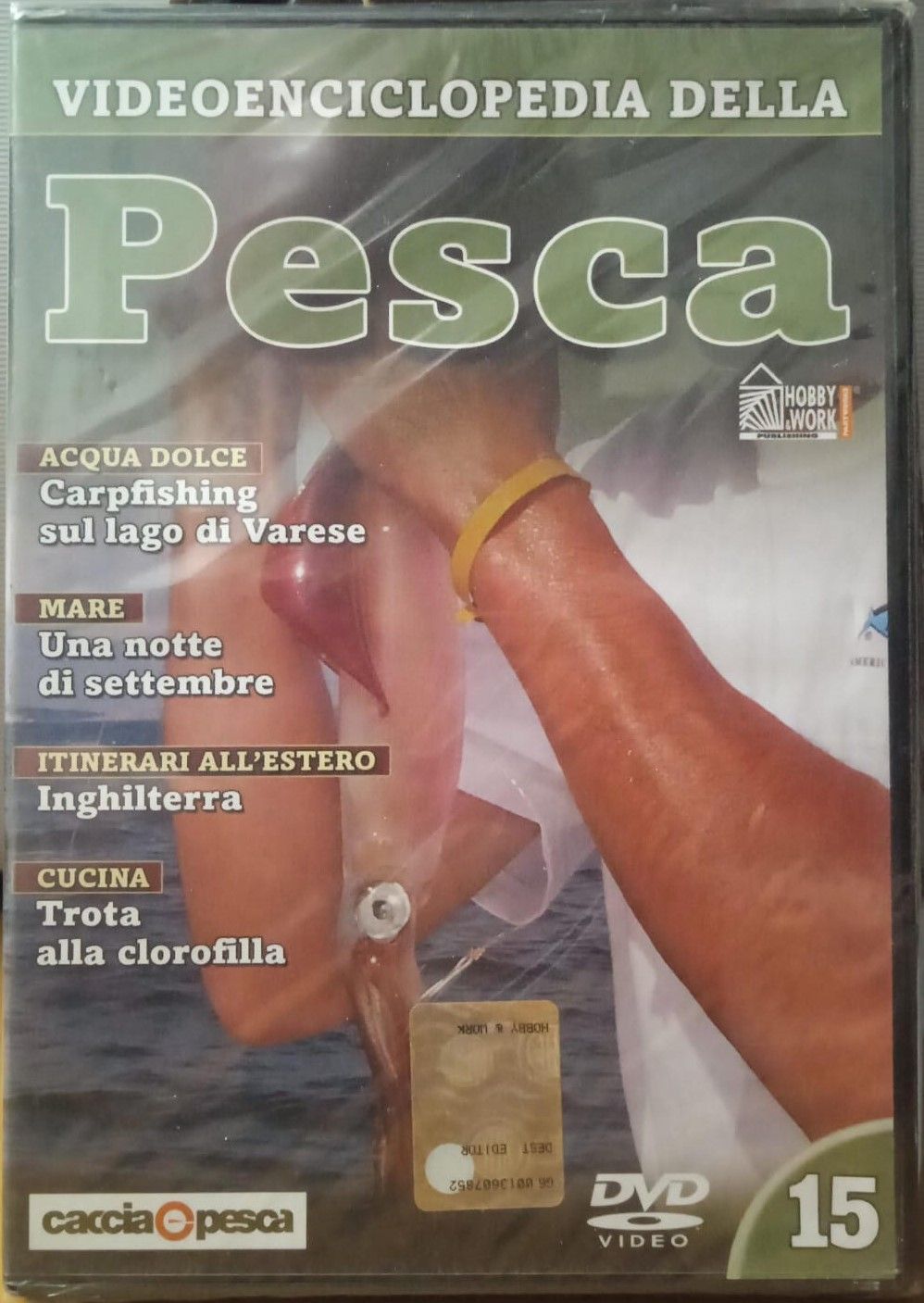 TeknoFilm - DVD - VIDEOENCICLOPEDIA DELLA PESCA Vol. 15 (ACQUA DOLCE, MARE, ITINERARI ALL'ESTERO, CUCINA) 2006 - HOBBY & WORK