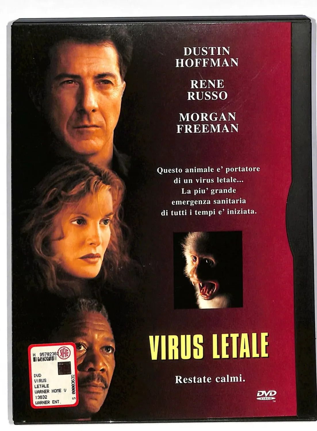 TeknoFilm - DVD - VIRUS LETALE (Snapper case) di Wolfgang Petersen (1995) - WARNER BROS
