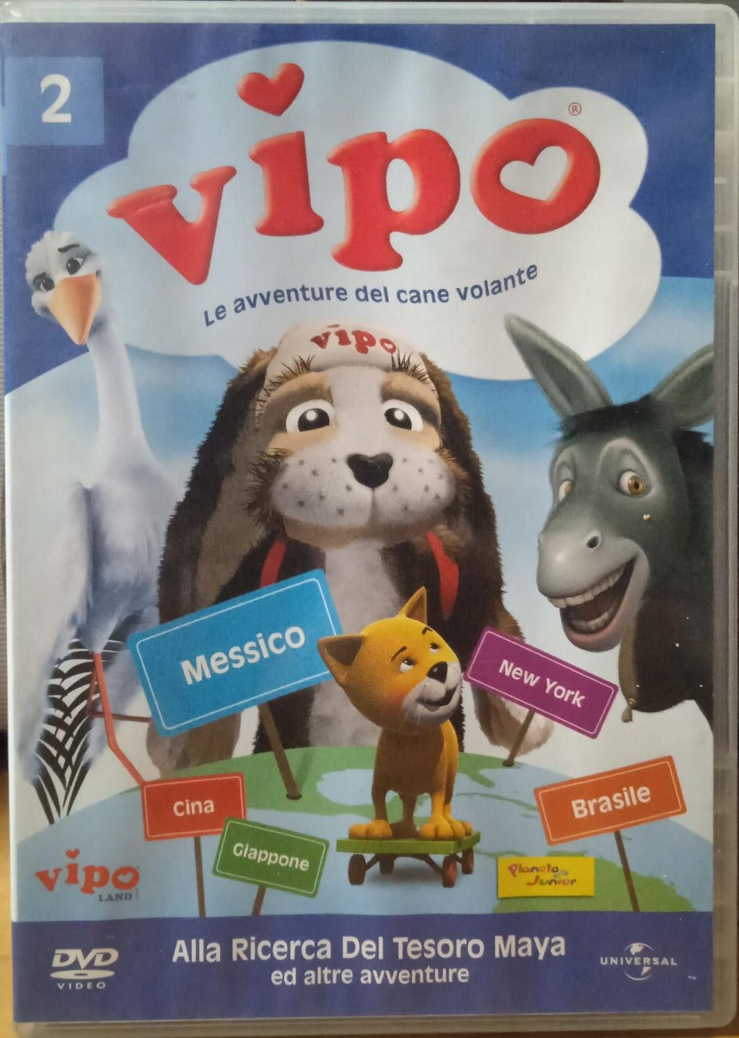 TeknoFilm - DVD (14 Episodi)  - VIPO - LE AVVENTURE DEL CANE VOLANTE Vol. 2 (Alla ricerca del tesoro dei Maya e altre avventure) di A.A.V.V. (2008) - UNIVERSAL