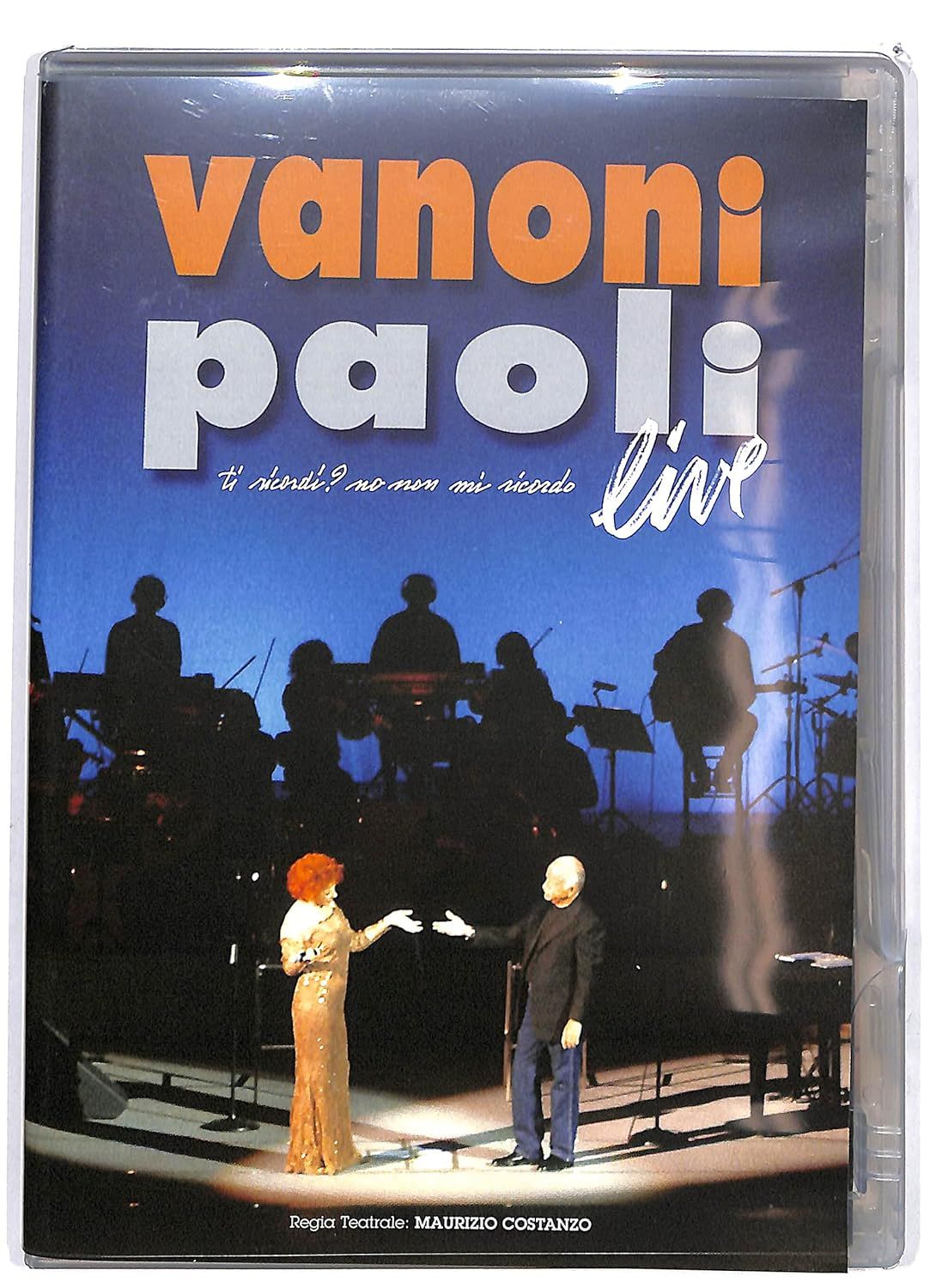 TeknoFilm - DVD – VANONI - PAOLI LIVE - TI RICORDI? NO, NON MI RICORDO di Maurizio Costanzo (2006) - TV SORRISI E CANZONI