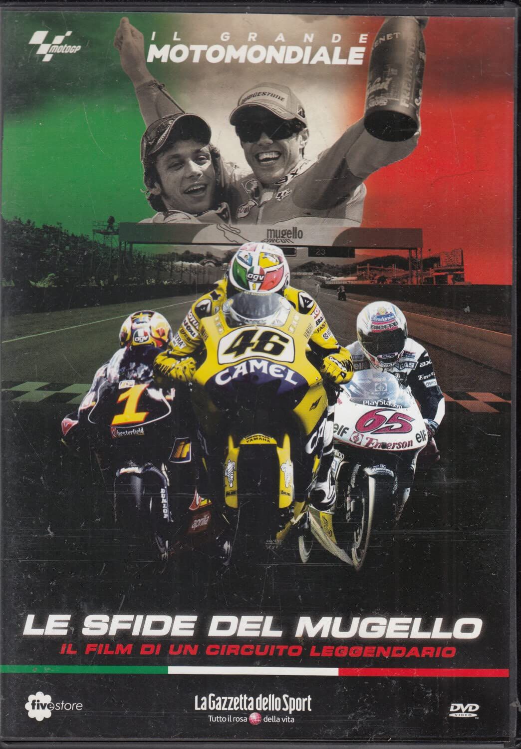 TeknoFilm - DVD – IL GRANDE MOTOMONDIALE - LE SFIDE DEL MUGELLO di A.A.V.V. (2011) - GAZZETTA DELLO SPORT