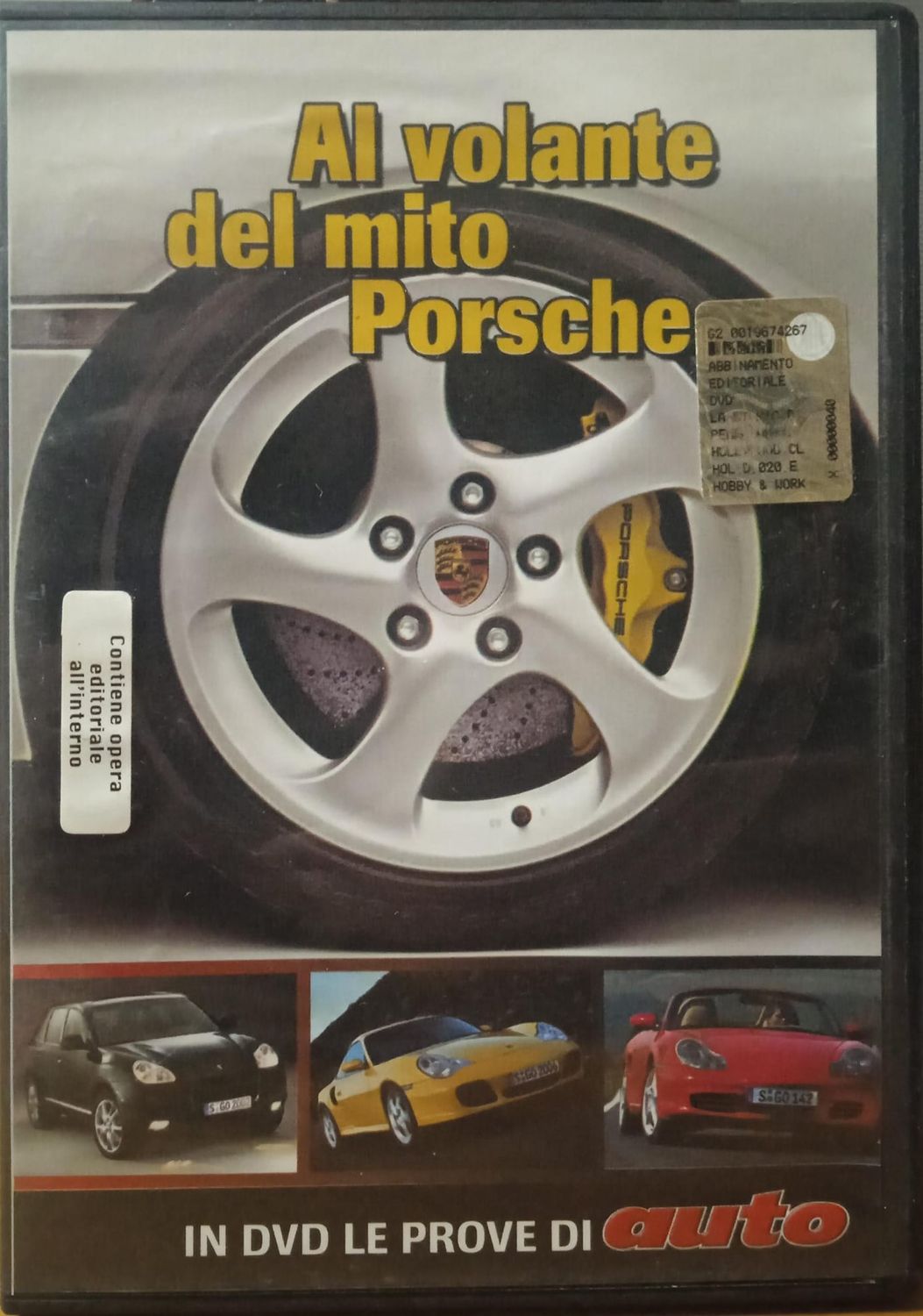 TeknoFilm - DVD – AL VOLANTE Vol. 05 - AL VOLANTE DEL MITO PORSCHE (2004) - AL VOLANTE