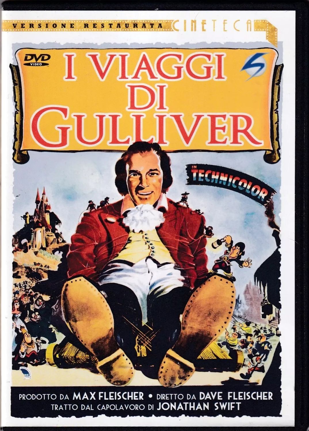 TeknoFilm - DVD (Versione restaurata) – I VIAGGI DI GULLIVER di Dave Fleischer (1939) - STORMOVIE