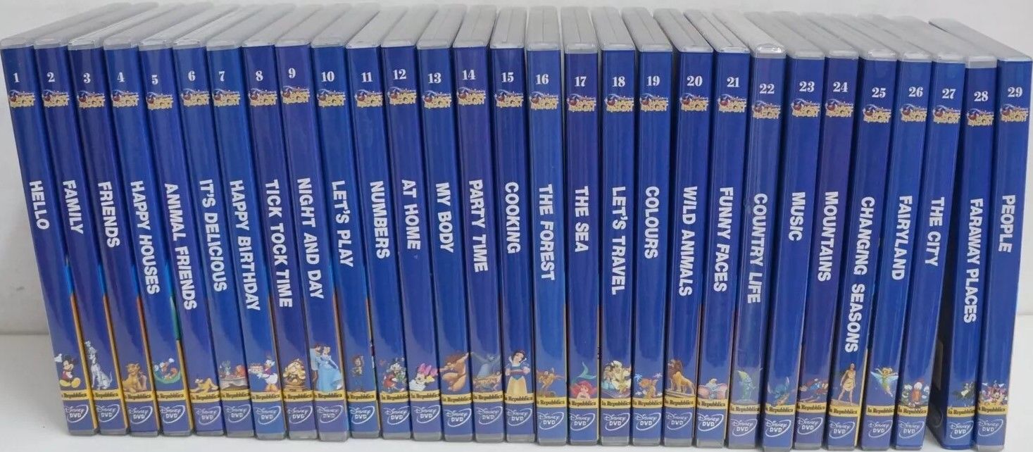 TeknoFilm - 29 DVD (Opera completa) – Walt Disney - MAGIC ENGLISH di A.A.V.V. (2008) - REPUBBLICA/L'ESPRESSO