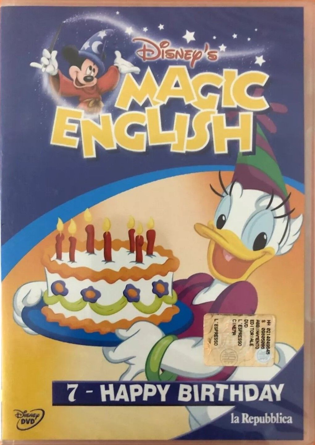 TeknoFilm - DVD – Walt Disney - MAGIC ENGLISH Vol. 07 - HAPPY BIRTHDAY  di A.A.V.V. (2008) - REPUBBLICA/L'ESPRESSO