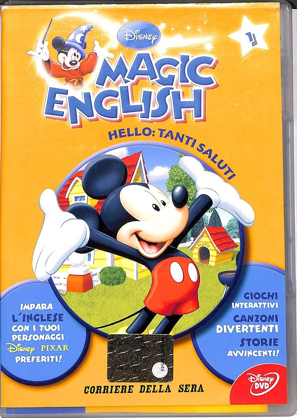 TeknoFilm - DVD – Walt Disney - MAGIC ENGLISH Vol. 01 - HELLO di A.A.V.V. (2008) - CORRIERE DELLA SERA