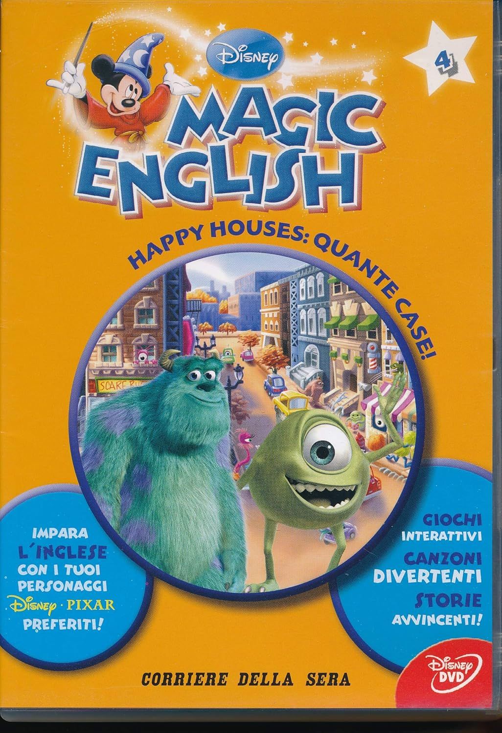 TeknoFilm - DVD – Walt Disney - MAGIC ENGLISH Vol. 04 - HAPPY HOUSES di A.A.V.V. (2008) - CORRIERE DELLA SERA