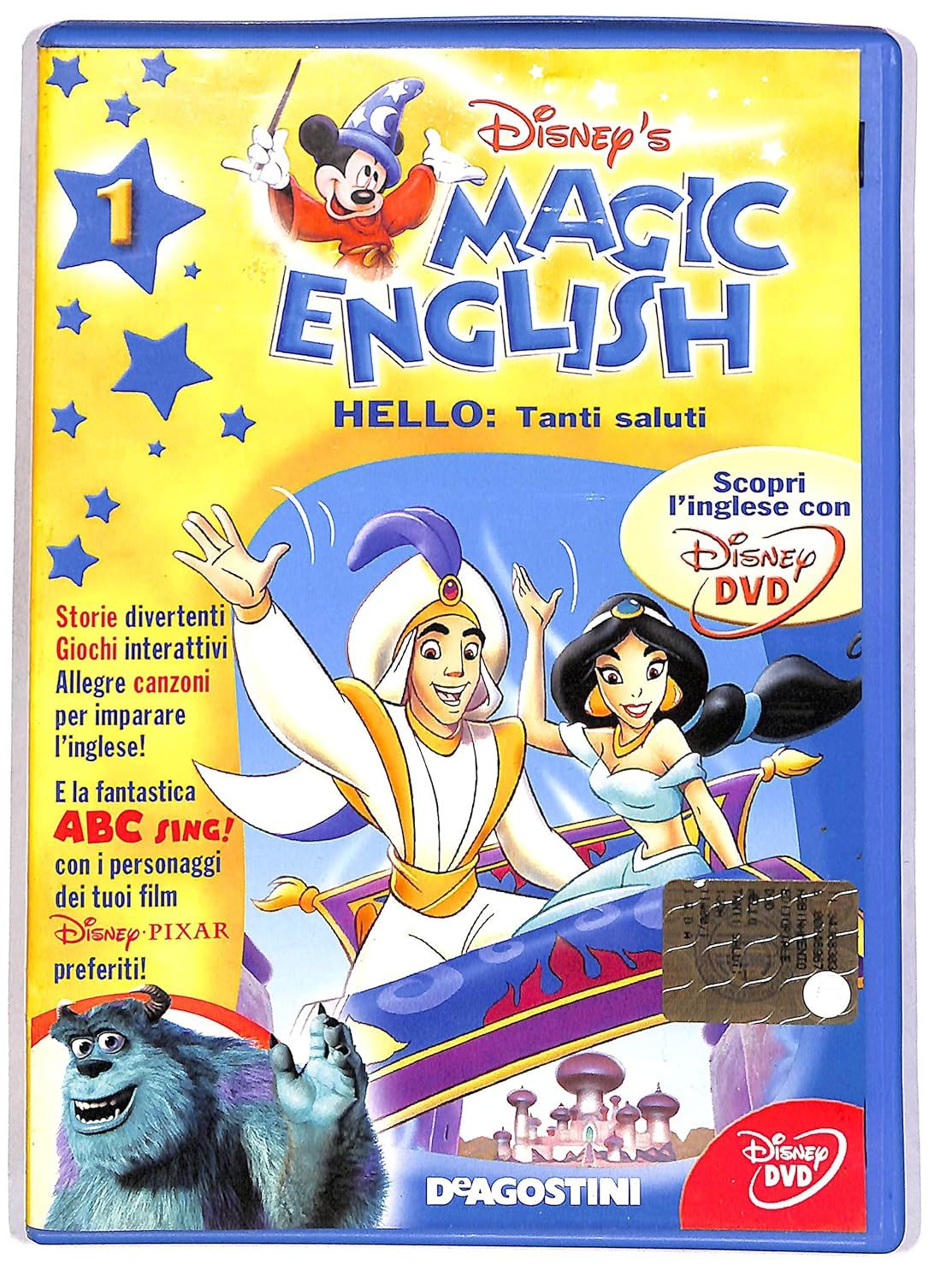 TeknoFilm - DVD – Walt Disney - MAGIC ENGLISH Vol. 01 - HELLO di A.A.V.V. (2008) - DE AGOSTINI
