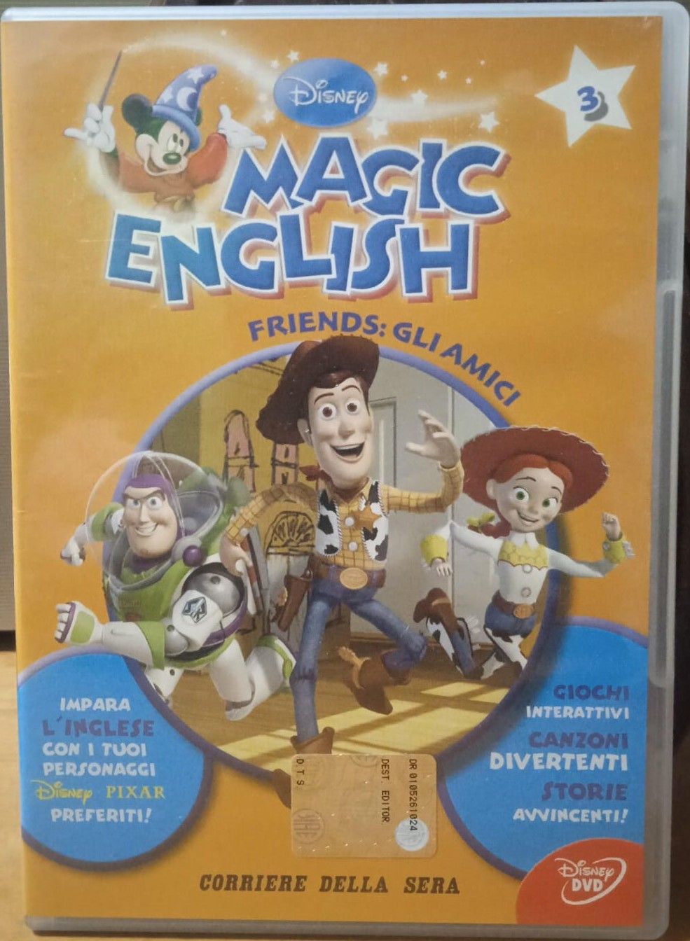TeknoFilm - DVD – Walt Disney - MAGIC ENGLISH Vol. 03 - FRIENDS di A.A.V.V. (2008) - CORRIERE DELLA SERA