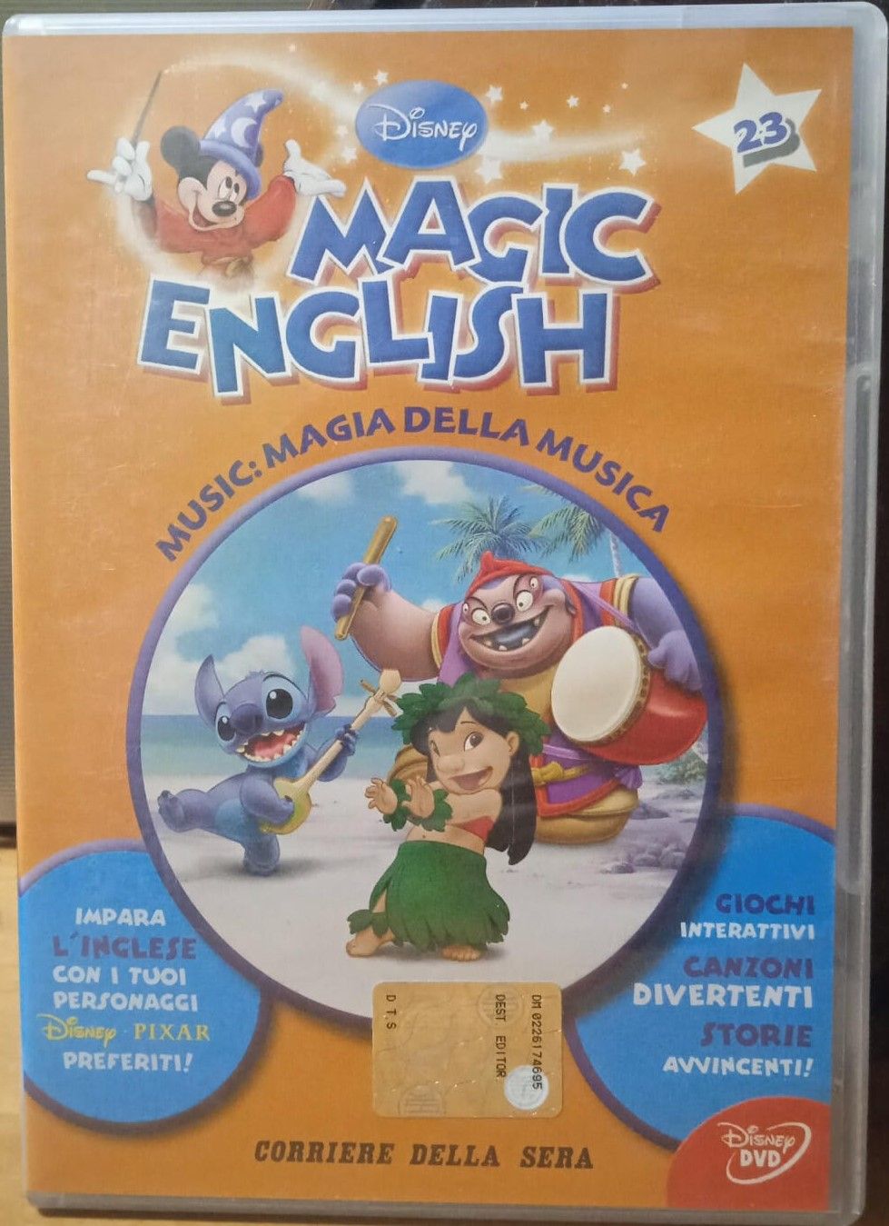 TeknoFilm - DVD – Walt Disney - MAGIC ENGLISH Vol. 23 - MUSIC di A.A.V.V. (2008) - CORRIERE DELLA SERA